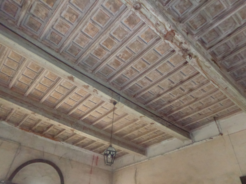 dettaglio soffitto Palazzo Sordi Schiappadori